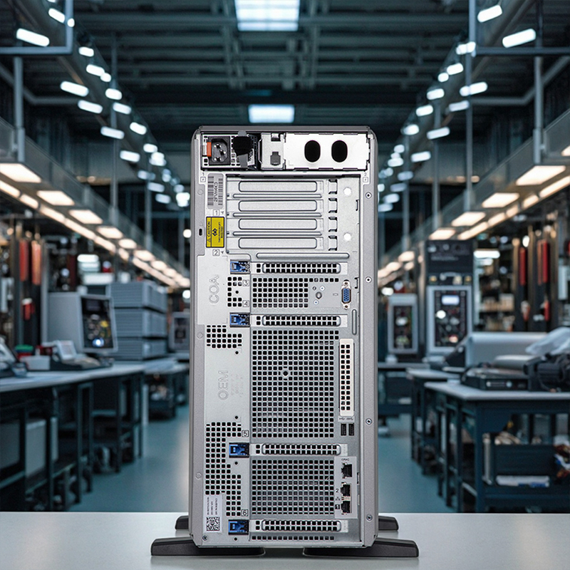 Power Edge T550 Tower Server, 16 DDR4 DIMM Slots 5U Tower Server Silent Office Server