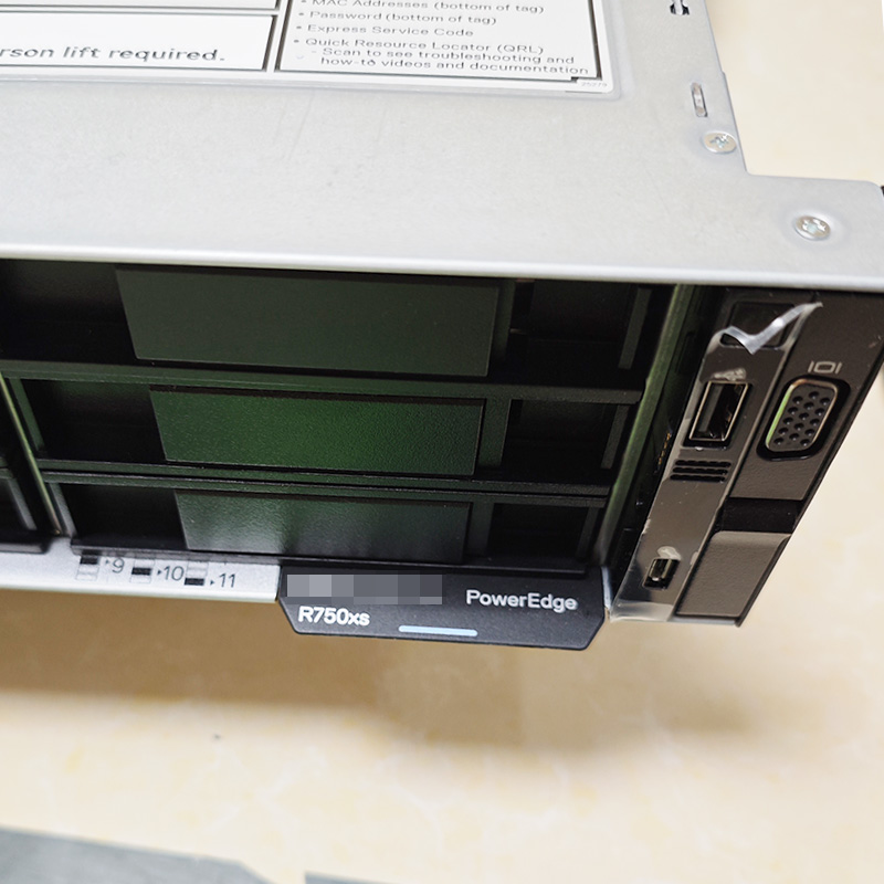 Dell PowerEdge R750XS Network Server Host DeepSeek Deep Learning Virtualized Database AI Blade Machine