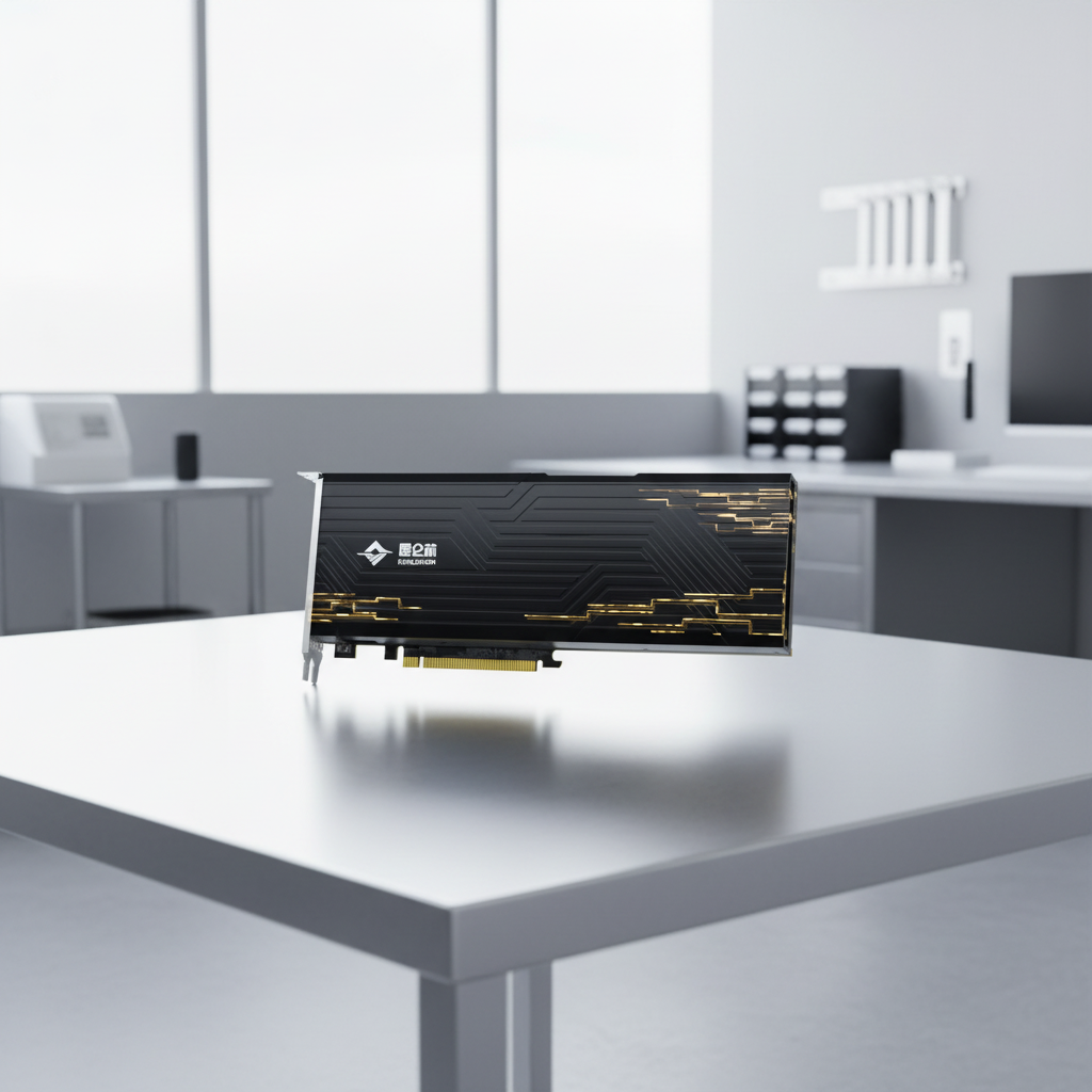 Ultra Efficiency China Built Kunlunxin R200 8F Graphics Card for Real Time AI Inference  Industrial Intelligence Platform
