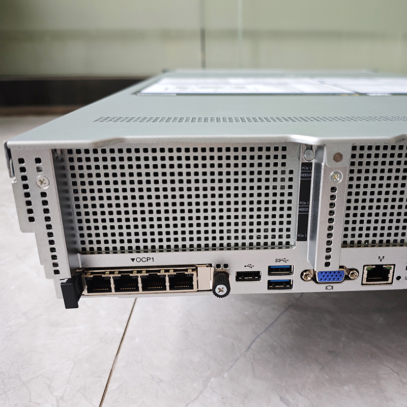 SR668 V2 Rack Server Host 3 Card GPU Tower with 750W Power Supply 16/64GB Memory 2U 2P Xeon Processor New & Stock Metal Shell