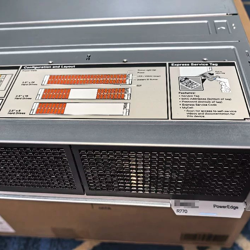 Superior Export Quality DELL PowerEdge R770 2U Dual Processor Rack System Large Scale Database Management Storage Server