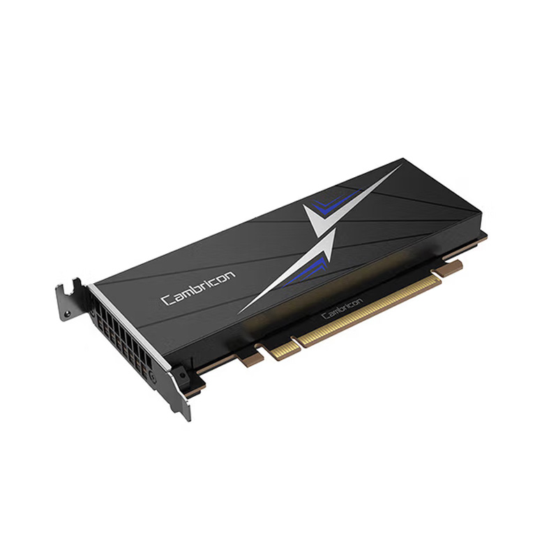 Cutting-edge AI Processor Card Cambricon MLU370-X8 for Autonomous Driving and Vision Analysis