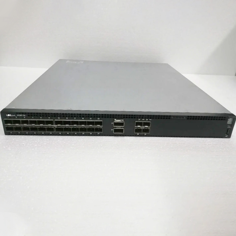 New EMC Connectrix S4128F-ON 1U Network Switch 28 X 10GbE SFP 2 X QSFP28 QoS & SNMP 960Gbps Capacity OS10 Bare Metal Modules