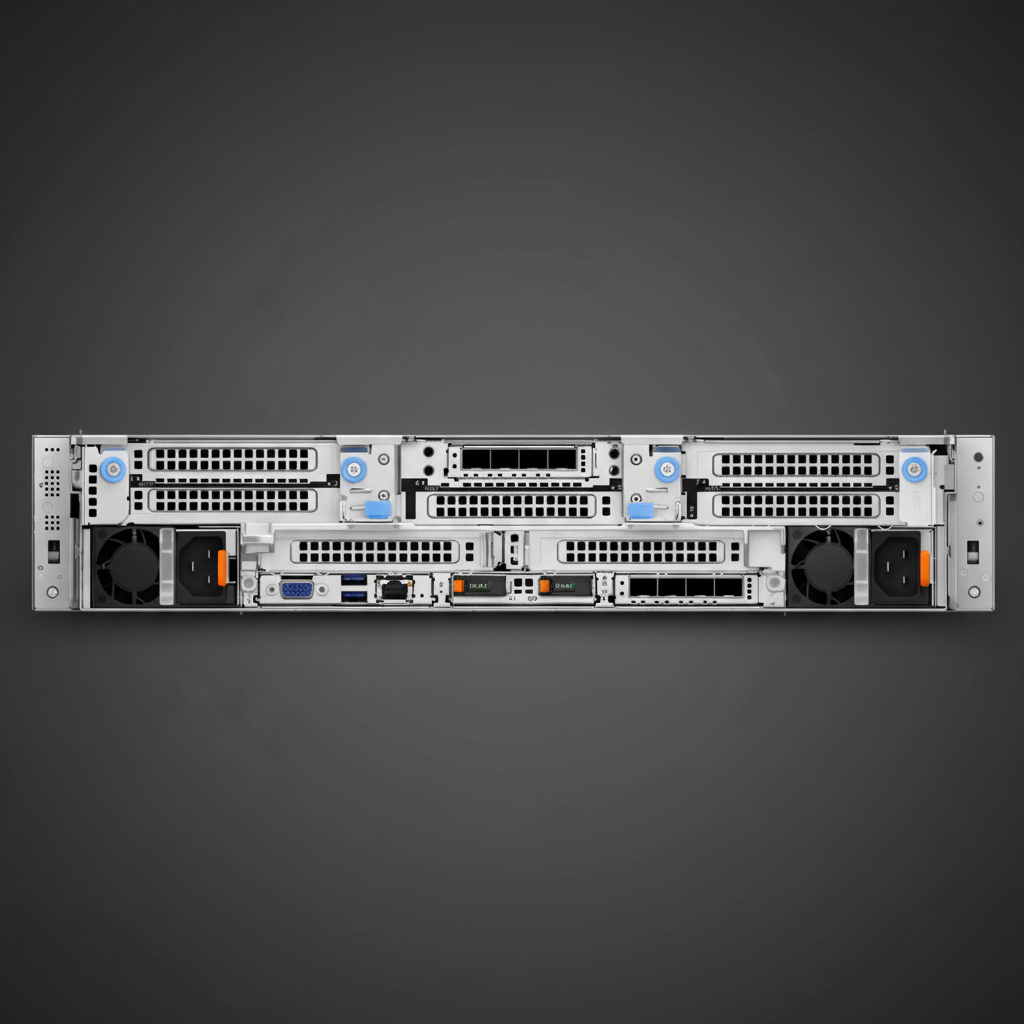 High Performance Dell R7725 Server 2U Rack Unit DDR5 RAM PCIe 5.0 Support for Data Center Virtualization Solutions
