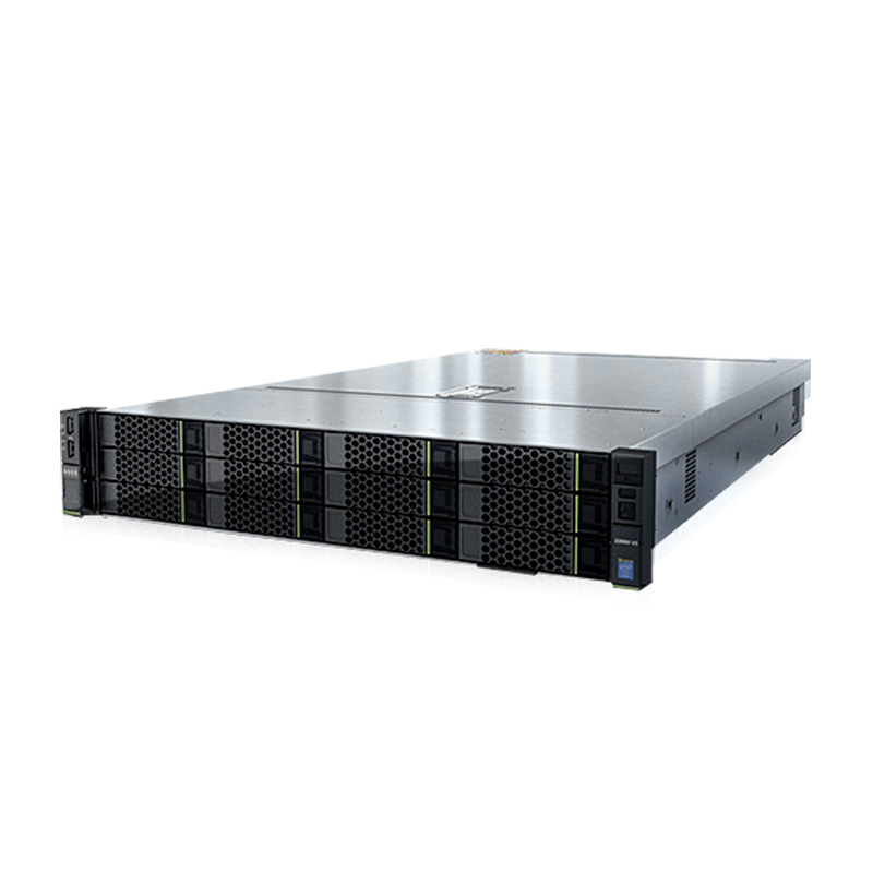 Super Fusion 2288HV5 Rack-mounted Server Web Application Host with 1 Silver 4208 CPU, 32GB Memory, and 3*4TB Storage.
