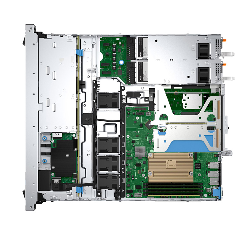 Dell Rackmount Financial Server Poweredge Rack Server Emc Poweredge R360 1U Server with 96GB RAM 16TB SSD