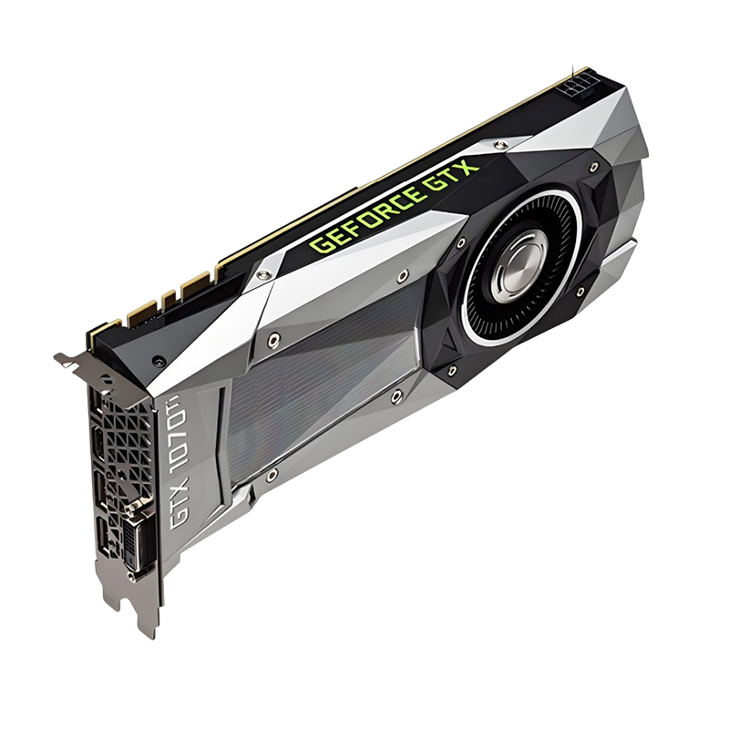 Premium Stable GeForce GTX 1070 Ti 8GB GDDR5 Anti Aging Gaming Graphics Card DIY Assembly Desktop Game Acceleration Card