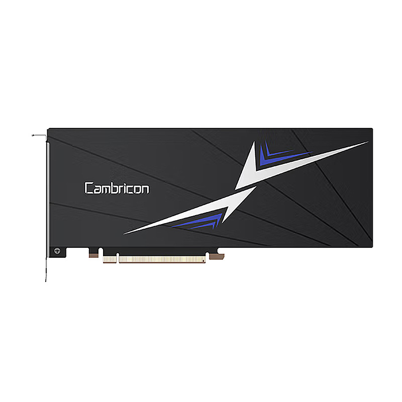 Cambricon AI Acceleration Card Desktop AI Inference GPU Graphics Card DDR5 Fan Siyuan MLU370x4 New