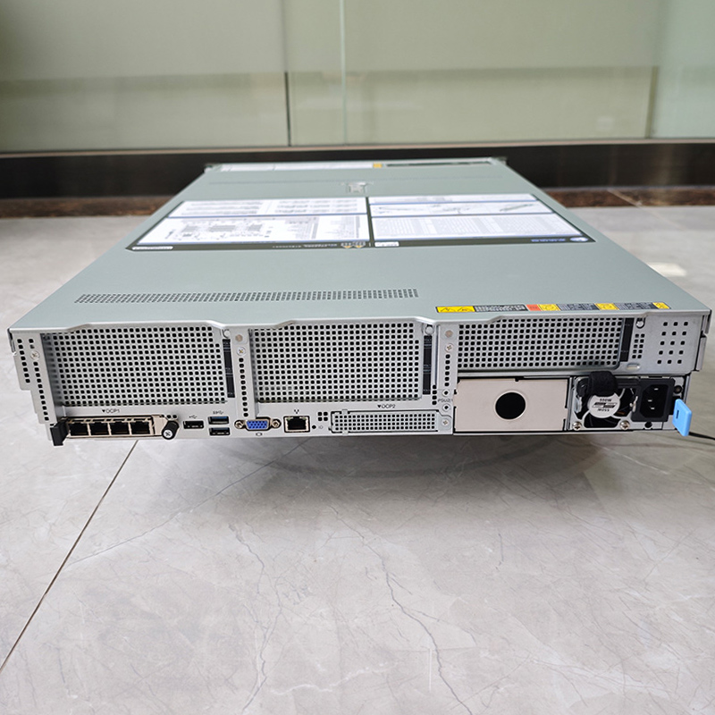 SR668 V2 Rack Server Host 3 Card GPU Tower with 750W Power Supply 16/64GB Memory 2U 2P Xeon Processor New & Stock Metal Shell