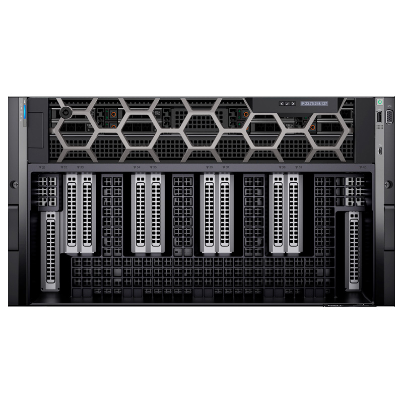 Dell XE9680 6U Enterprise GPU Server 2x Xeon 8468 512GB DDR4 2x7.68T SAS SSD MI300X GPU HPC Big Data Analysis Ready