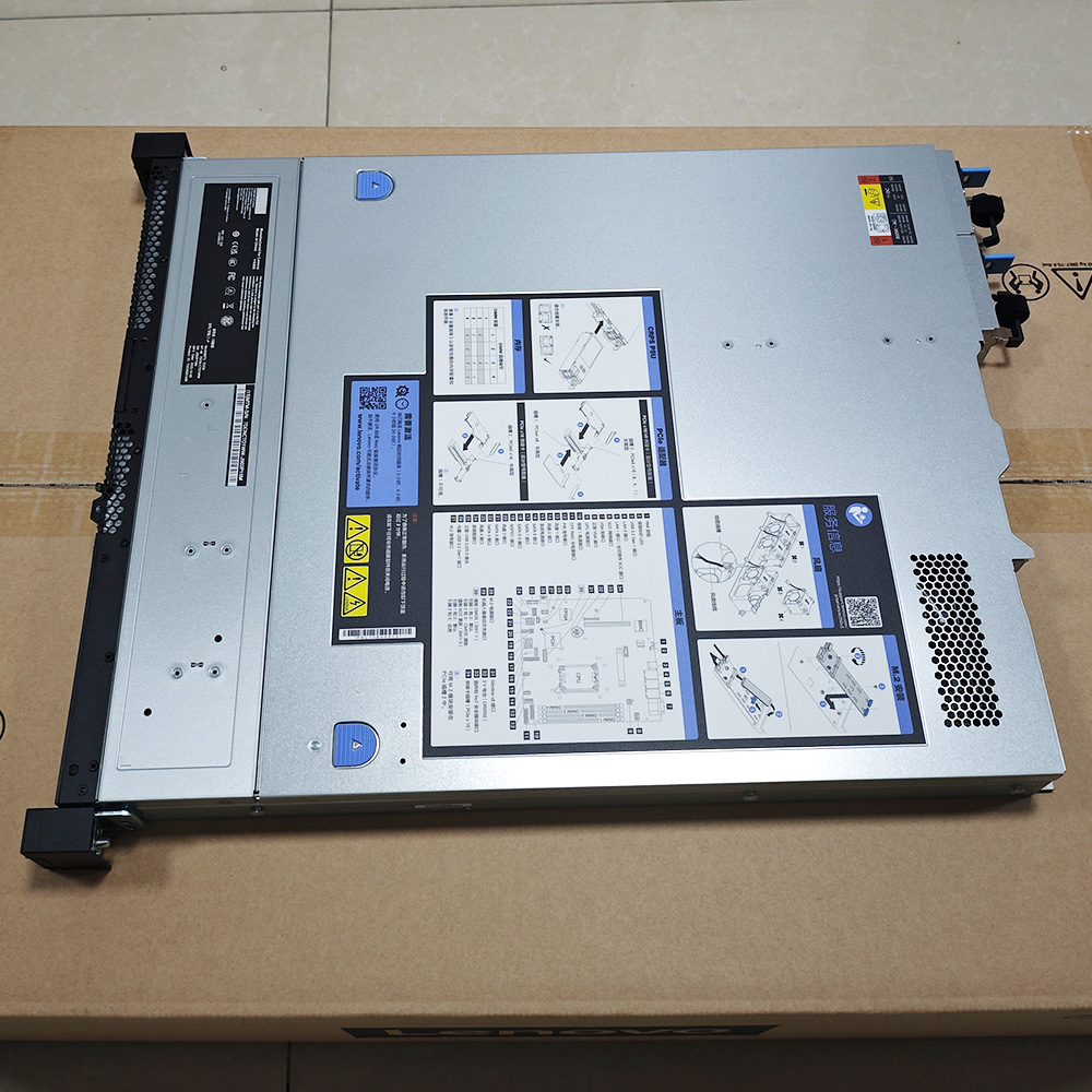 NEW ThinkSystem SR250 V3 258V3 1U Rack Server Intel Xeon E-2456 32GB DDR5 480GB SSD*2 800W*2 Power Supply in Stock