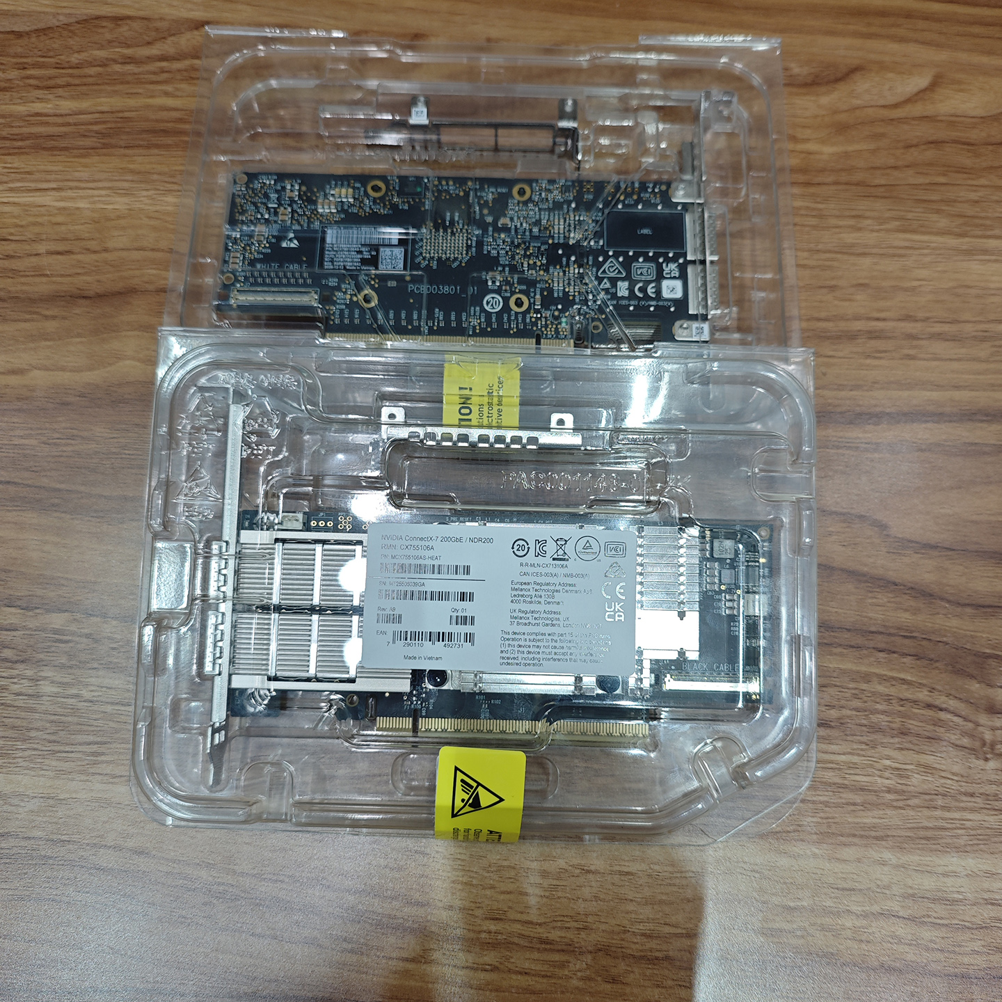 Discounted Price MCX755106AS-HEAT NVIDIA Connect X-7 200GbE Dual-Port QSFP112 Network Card