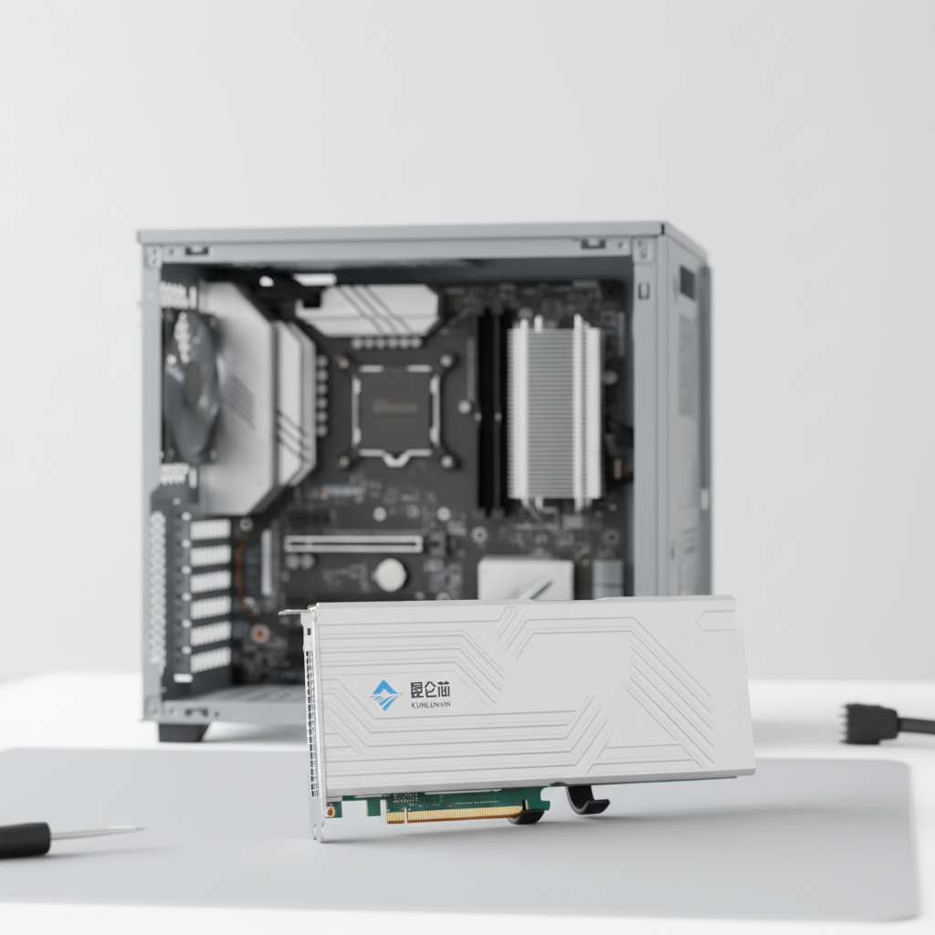 Wholesale Stable Kunlunxin RG800 XPU-R Architecture GPU for AI Training Cloud Computing Data Center Card