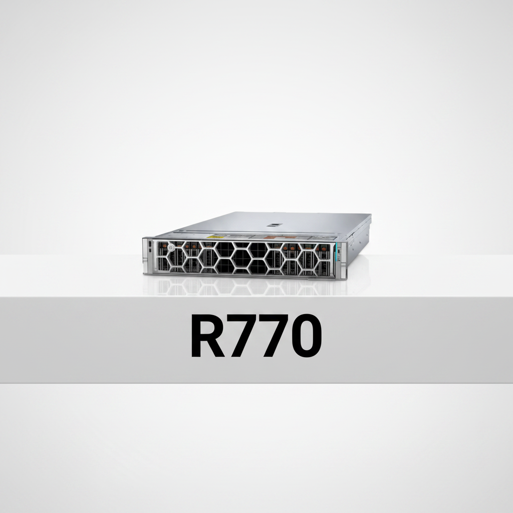 Customizable Dell R770 2U Rack Server Intel Xeon 6 Optional 800W-1500W Power Supply Enterprise Server for Virtualization