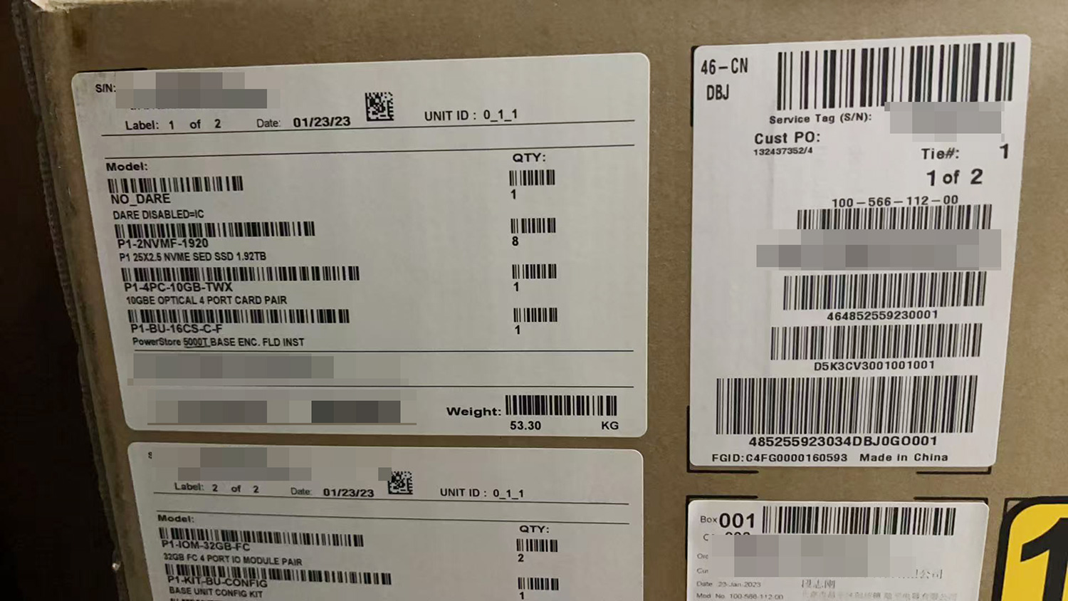 High-end 5000T NAS Storage System with Double Controller and NVMe SSD PCIe-in Stock
