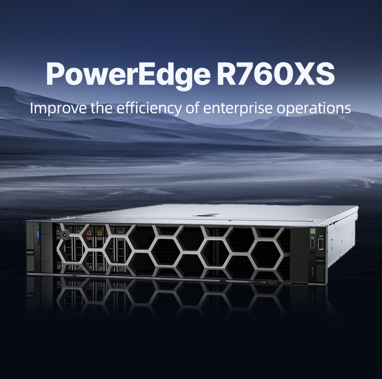 DELL PowerEdge R760xs 2U Rack Server Dual Socket High Performance Enterprise IT Infrastructure China Supplier Wholesale