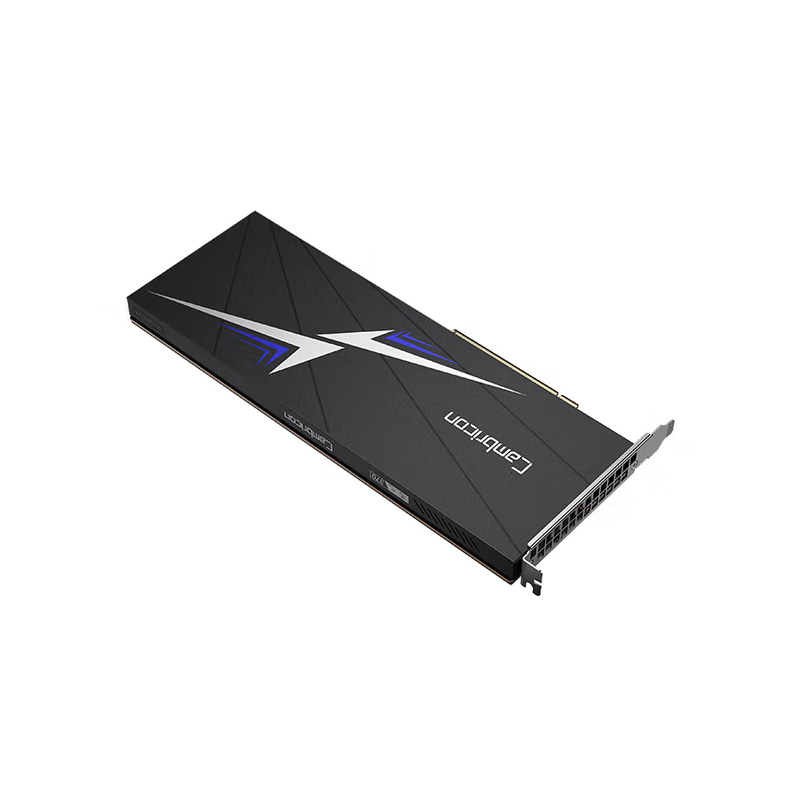Cambricon AI Acceleration Card Desktop AI Inference GPU Graphics Card DDR5 Fan Siyuan MLU370x4 New