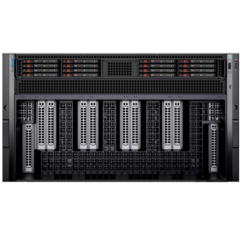 Dell PowerEdge XE9680 Rack Server Dual Intel Xeon 8468 64GB DDR4*32 7.68T SSD  GPU AI Digital Simulation Training Fast Shipping