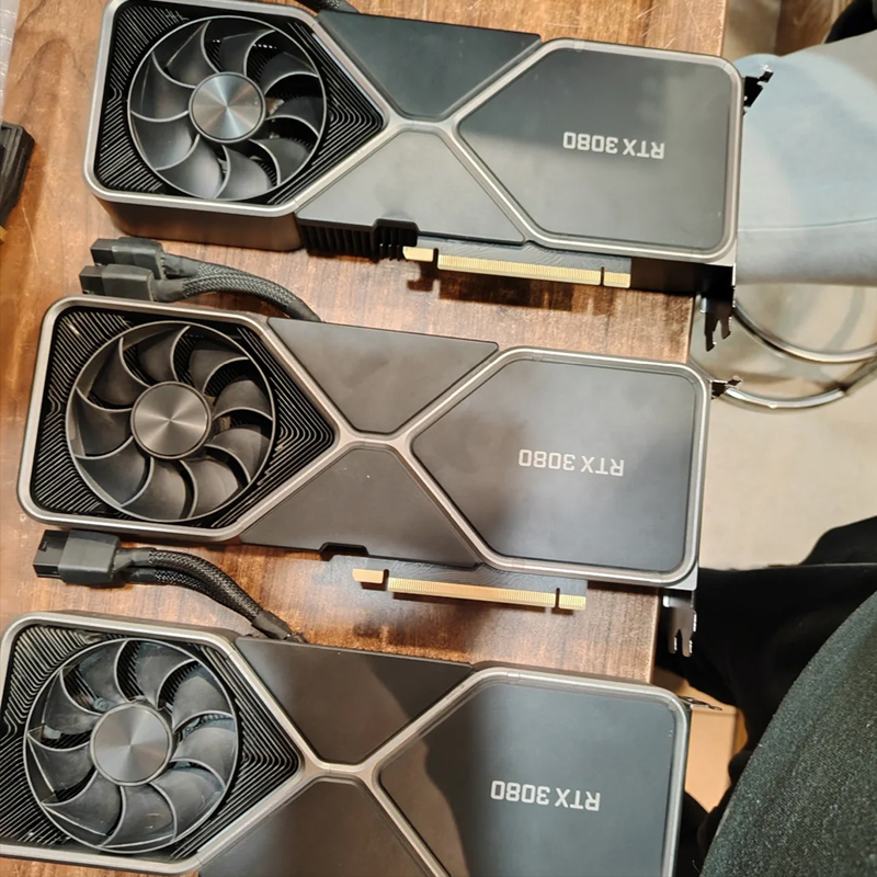 NVIDIA GeForce RTX 3080 12GB GDDR6X Gaming Graphics Card High Speed GPU for Desktop Computer