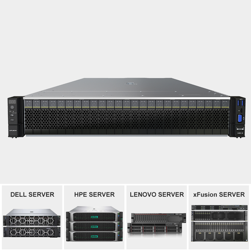 New xFusion Fusionserver 2488H V6 Servers 25x2.5 Inch Drive Xeon 2*5318H 900W PSU 2*32GB  2488H V6 2U 4-socket Rack Server