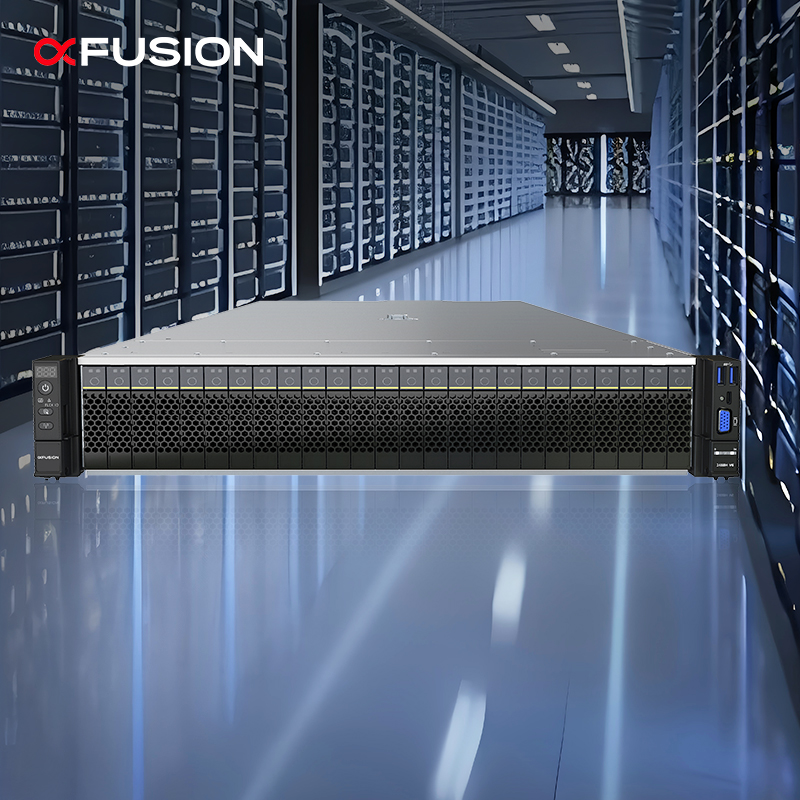 New xFusion Fusionserver 2488H V6 Servers 25x2.5 Inch Drive Xeon 2*5318H 900W PSU 2*32GB  2488H V6 2U 4-socket Rack Server