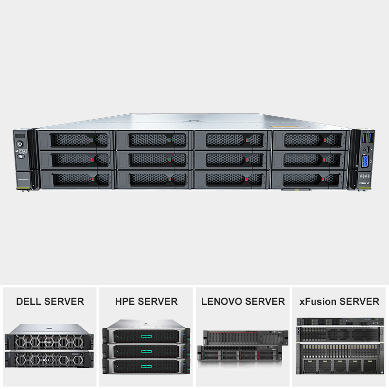New xFusion 2288H V7 Hyperconverged Infrastructure Server 12*3.5 Inch Drive Xeon 4410Y 64GB  2*10GE 1500W 2288H V7 2U Rack Server