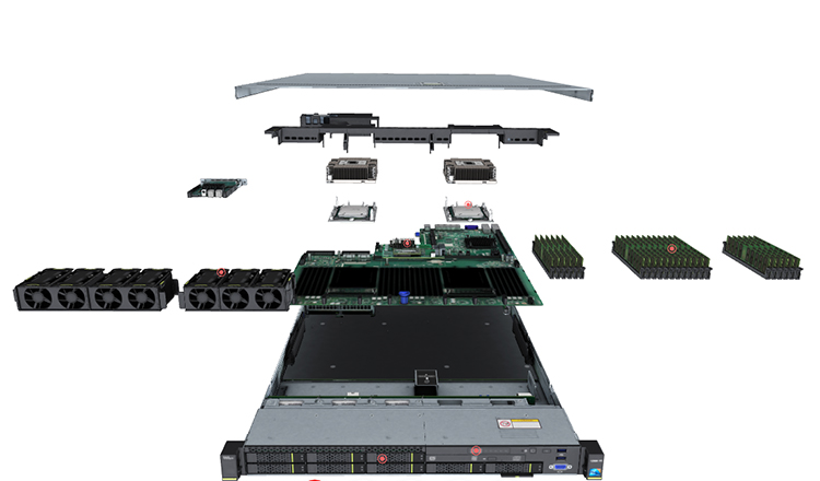 New xFusion Servers Diamond 1U Rack Game H3c for Sale Nas De Computadora 2U Node Prices Provider Ssd 4 Bay  1288H V5 Hdd Server