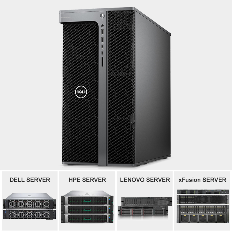DEll PowerEdge R960 Computer Server Intel Xeon Gold 5412U 64GB H755 800W PSU R960 4U Network Rack Server R960