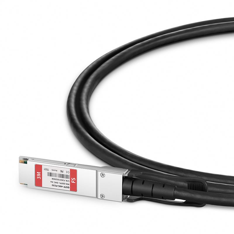 QSFP+ 10G High Speed Direct-attach Cables 3m QSFP+20M CC2P0.254B(S) QSFP-40G-CU3M Used Indoor