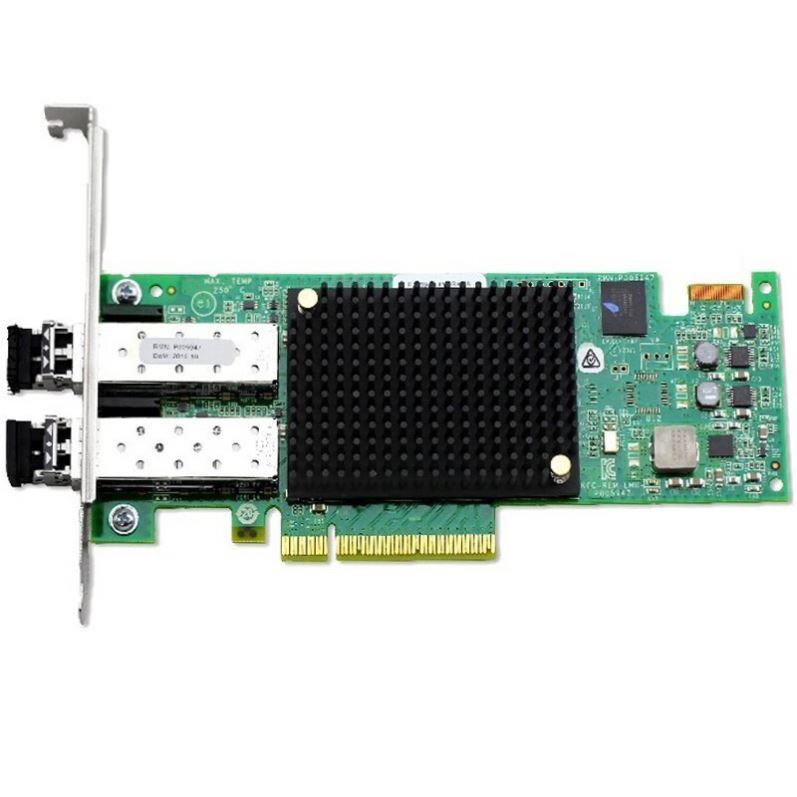High Quality Emulex LPe35002-M2 Dual Port 32GB FC32 Fibre Channel HBA Card 32GFC Short Wave Optical LC SFP28+  Network Card