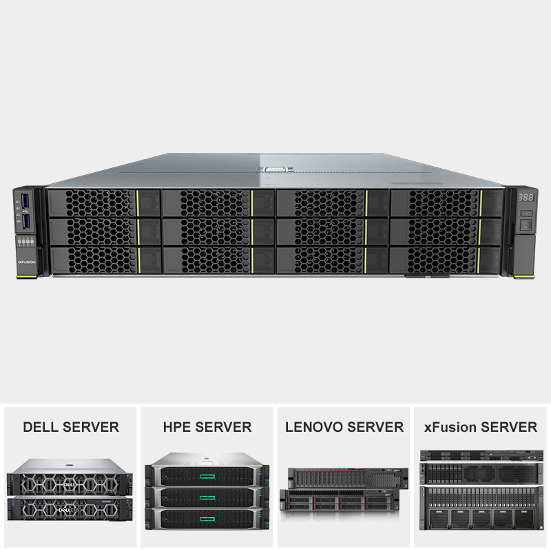 New xFusion 2288H V5 2U 2-socket 2025 the Web Cloud Ai Deepseek Nas Storage Computer System Gpu Rack  Pc Strong Dedicated Server