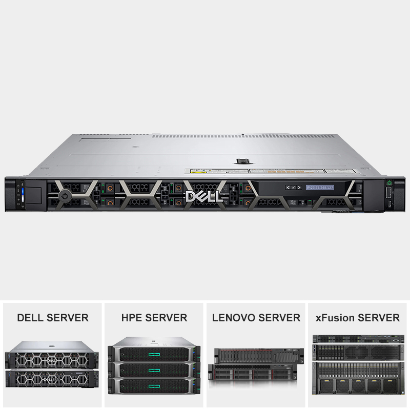 DEll PowerEdge R660 1U 2-Socket Network Server Intel Xeon 4410Y 64GB DDR5 4800mhz Server D Ell R660  Rack Server