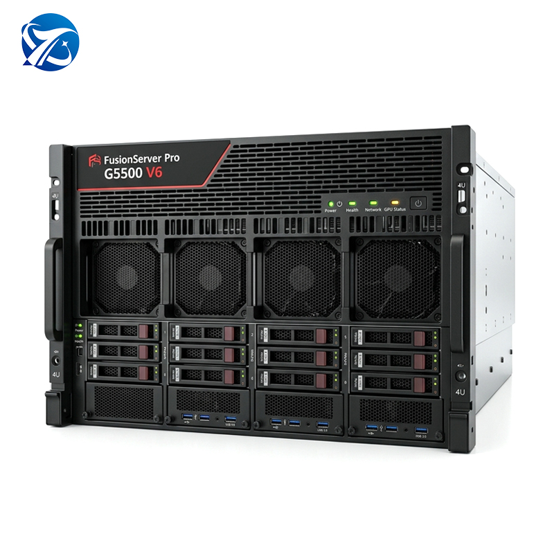 FusionServer High-density G5500 V6 Heterogeneous Computing Server for Cloud Gaming and 3D Virtualization