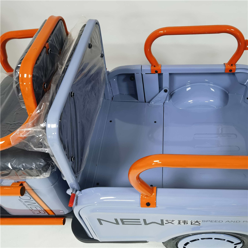 Electric Tricycle S-2 – Powerful Engine, Safe and Comfortable, Urban Transportation, Dual-Purpose for Passengers and Cargo (View 2)