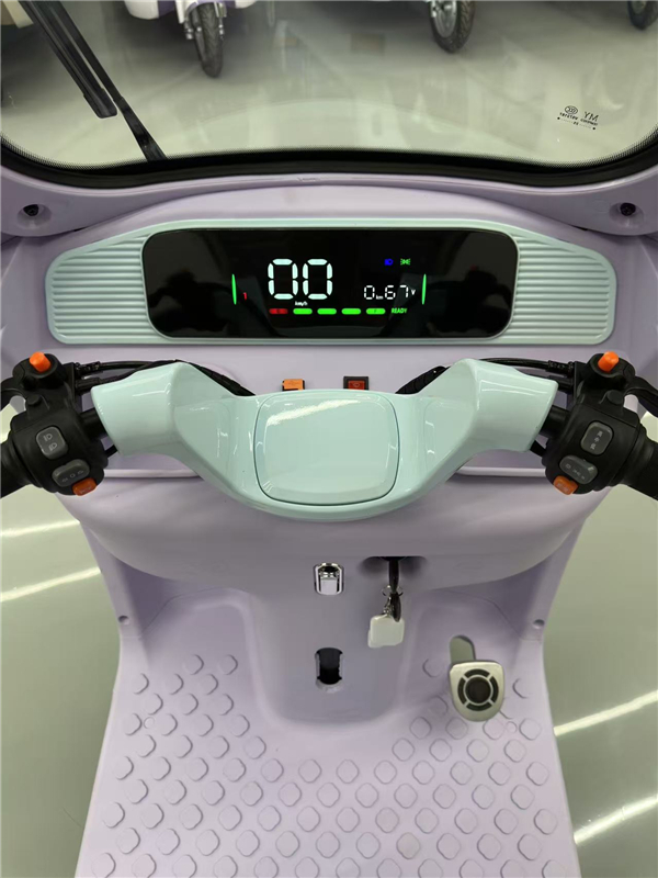 Electric tricycle DS-1 Powerful engine, safe and comfortable, ideal for urban transportation, cargo carrying and environmental protection (8)