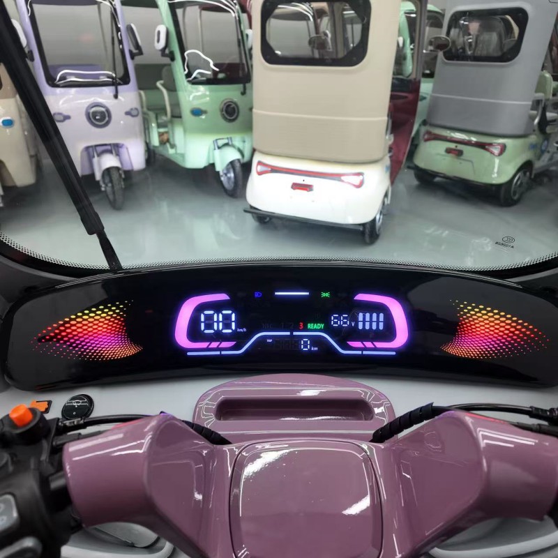 Electric tricycle DS-2 Powerful performance, safe and comfortable, the preferred choice for urban commuting, cargo transportation and environmental protection (5)