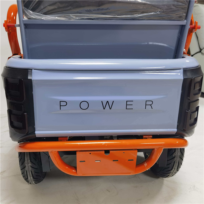 Electric Tricycle S-2 – Powerful Engine, Safe and Comfortable, Urban Transportation, Dual-Purpose for Passengers and Cargo (View 3)