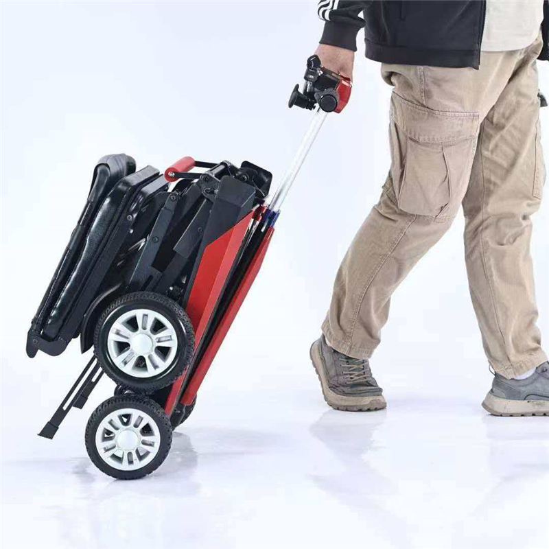 Electric Folding Scooter A7 Compact and portable for easy travel, effortlessly folds to save time and energy, brushless motor tackles hills with ease, electromagnetic bra (6)