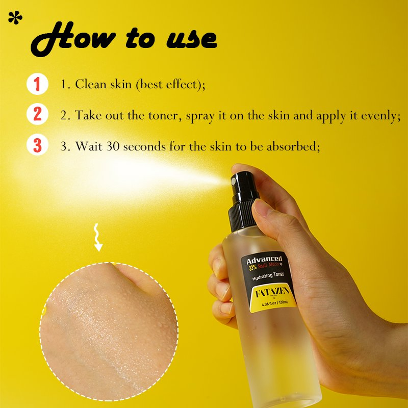 Long Lasting Moisturizing Snail Face Toner Skin Care Products Brightening Facial Toner