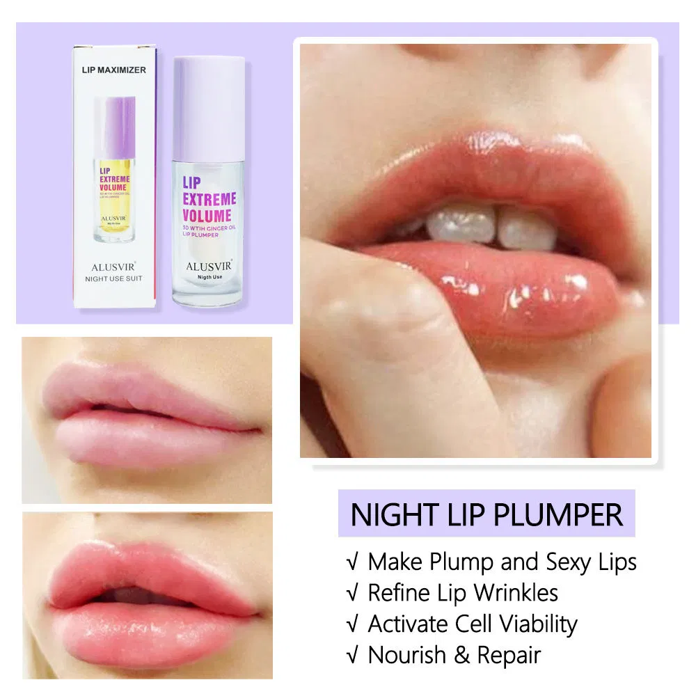 Ready to Ship Long Lasting Lip Plumper Oil Gloss Transparent Color Light