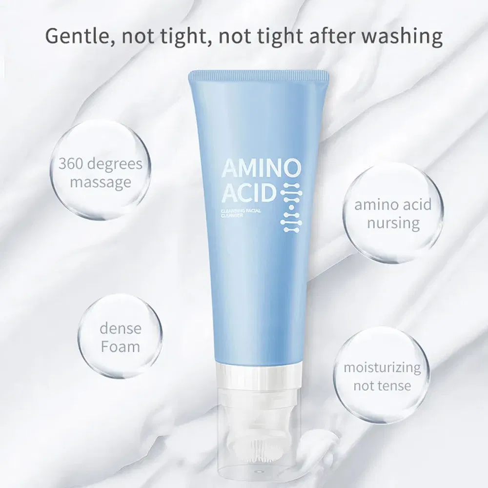 Personal Beauty Private Label Amino Acid Facial Cleanser Cosmetic Face Cleansing Whitening Skin Care