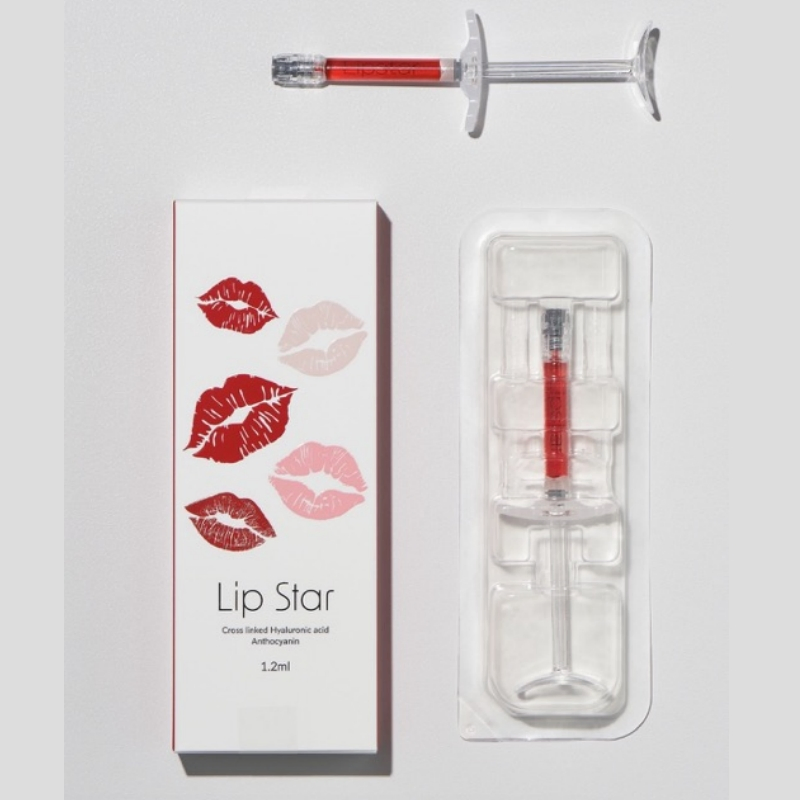 Lip Star Filler 1.2ml Lip Color Red Dermal Fillers Lip Plumper Hyaluronic Acid
