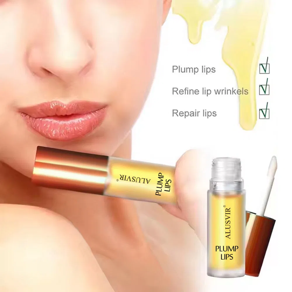 Vegan Lip Plumping Oil Moisturizing Lip Gloss Plumper Enhancer Maximizer