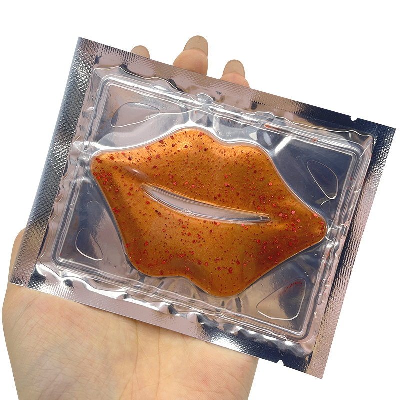 Overnight Renewal Crystal Sleep Mask for Eyes and Lips Infused with Collagen Peptides for Intensive Whitening and Hydration