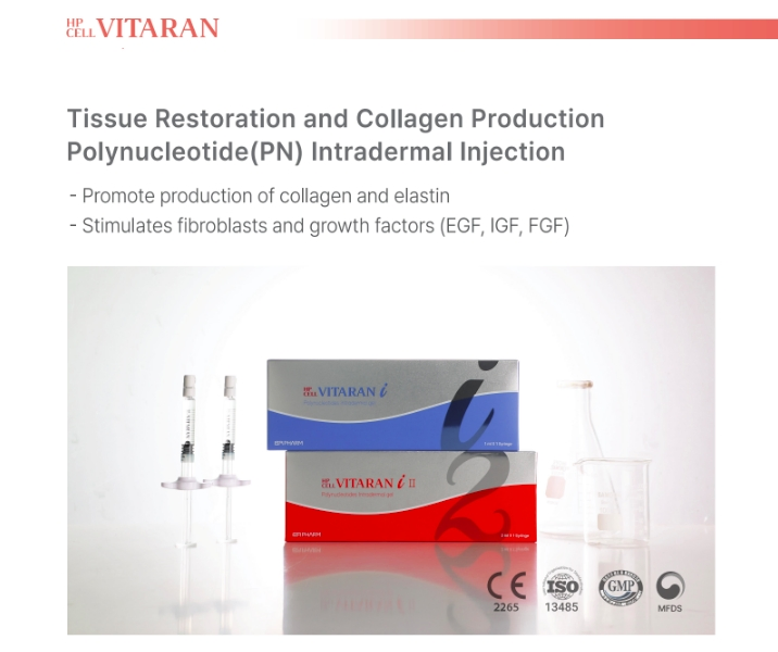 Vitaran I Salmon DNA Anti-Inflammatory Biorejuvenating Injection Stimulates Collagen Regeneration Pn Firming Skin Care
