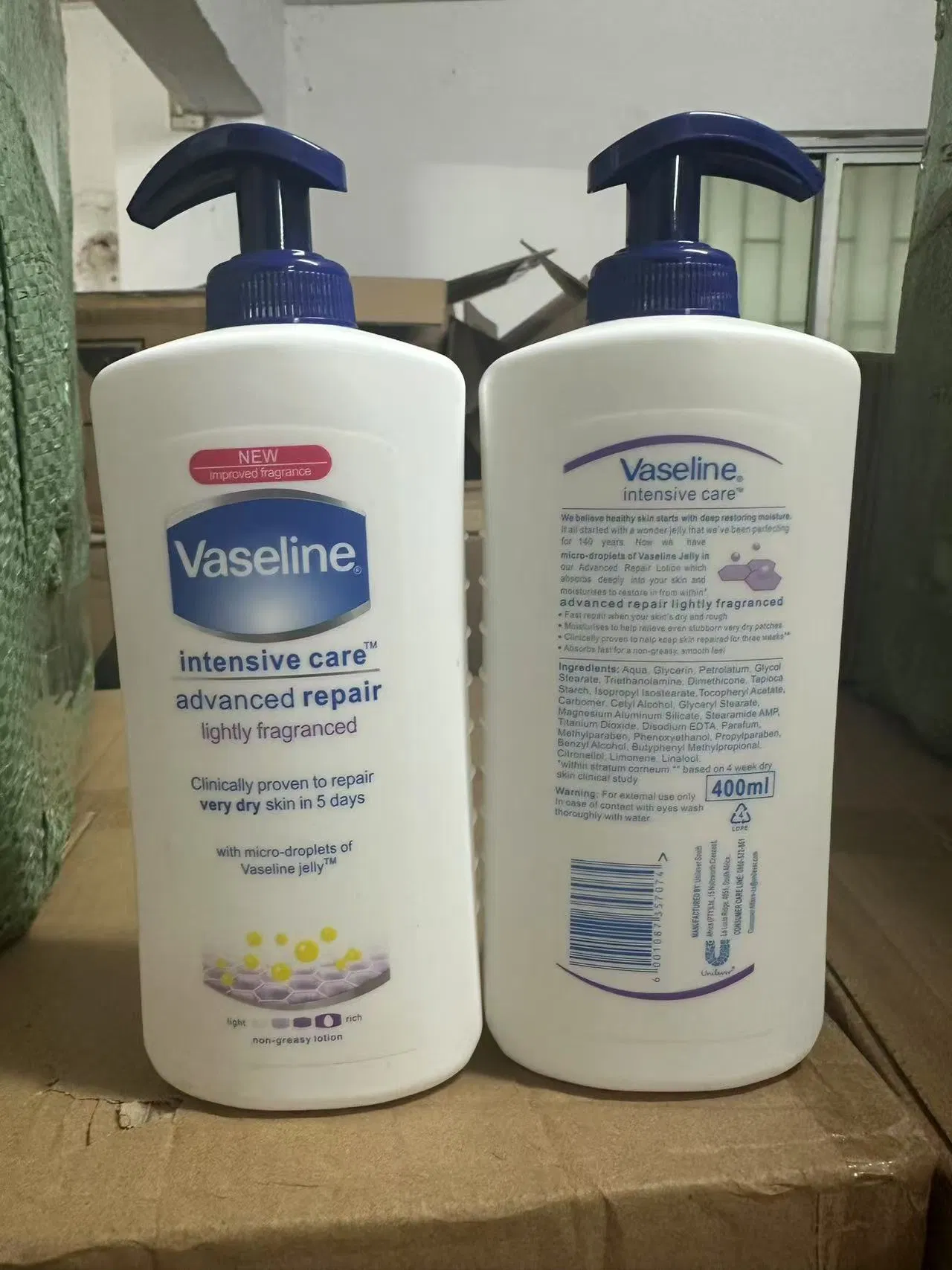 Un Procurement Vaseline Skin Care for Advanced Repair - Disaster Relief Skin Rehabilitation Program