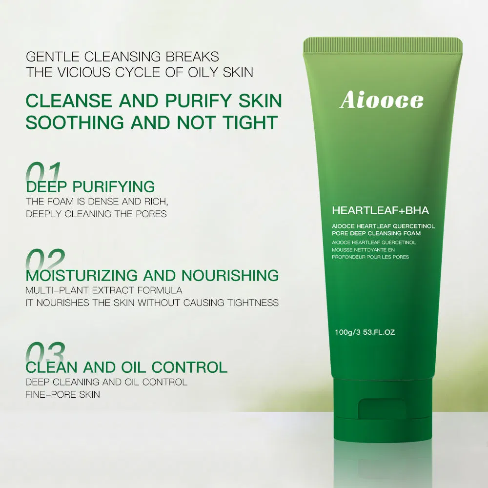 Aiooce Soothing Hydrating Deep Cleansing and Moisturizing Natural Facial Cleanser