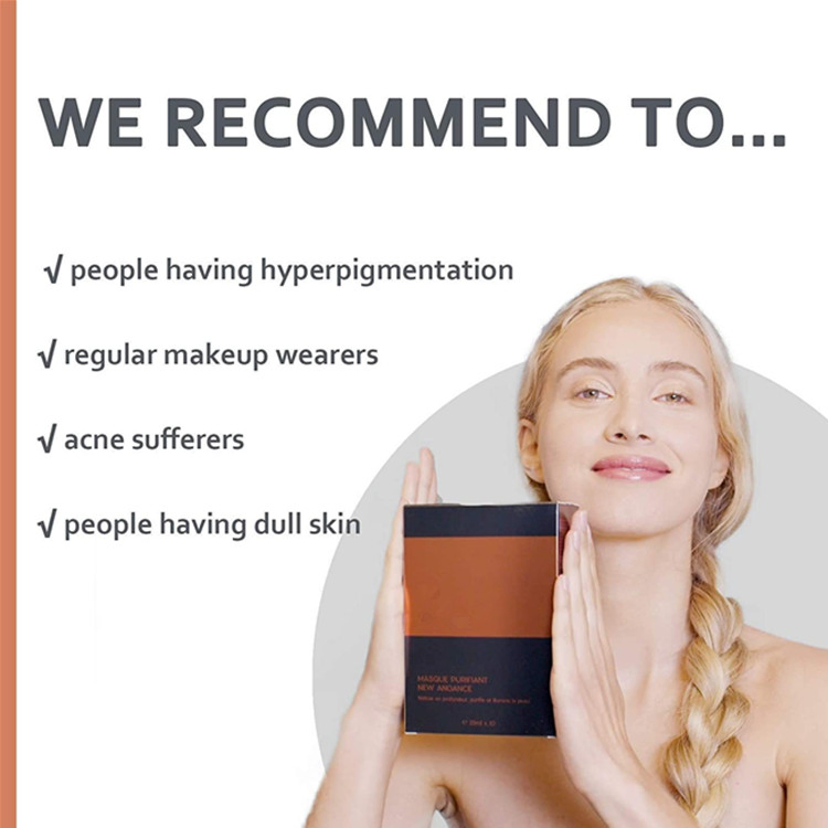 OEM/ODM Deep Cleansing Pure Binchotan Charcoal Facial Treatment Sheet Mask