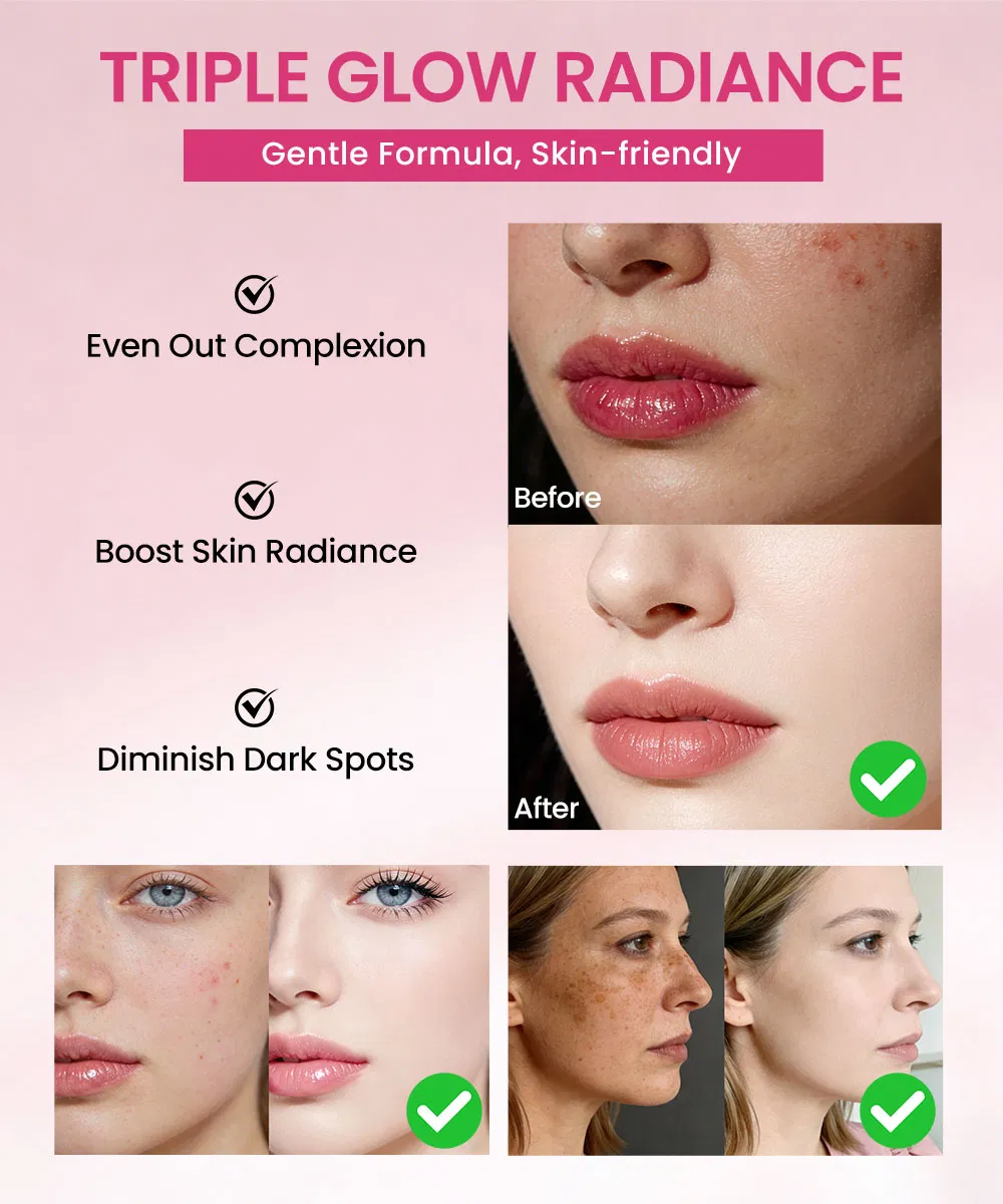 Glow Facial Serum for Spot Care Daily Custom Korean Skincare Uneven Skin Tone Texture and Hydration Care