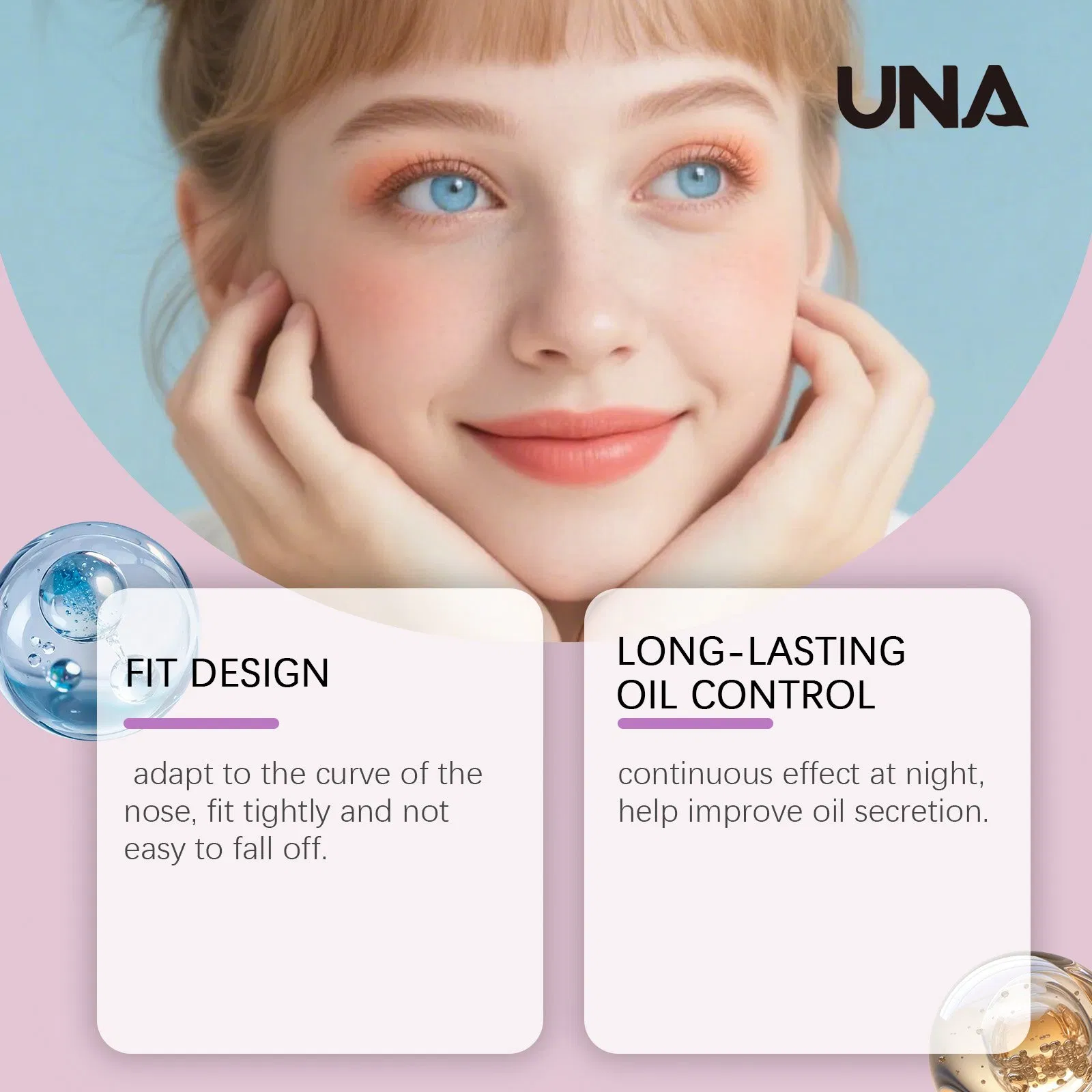 Nose Cleansing Patch - Daily Care for Nose, Gently Cleanses Facial Oil, Refreshing and Moisturizing Skin